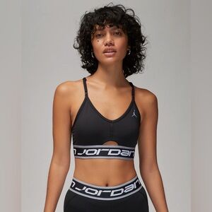 Nike Womens Jordan Indy Logo Light Support Sports Bra Size Small